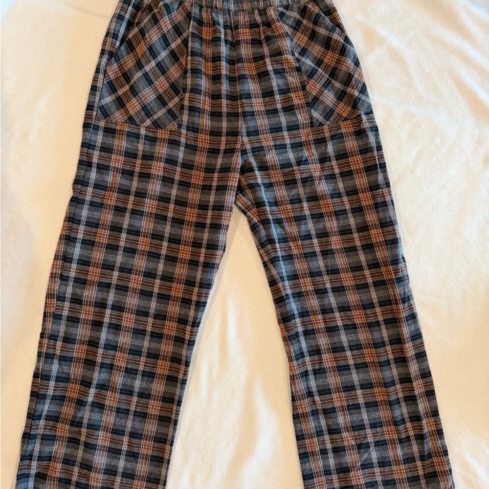 Natural Life Flannel Pants - Black and Brown - NWT